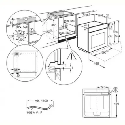 Духовой шкаф Electrolux LOD6C77WZ