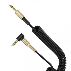Аудіо-кабель SkyDolphin SR08 Spring Wire 3.5 мм - 3.5 мм (M/M)