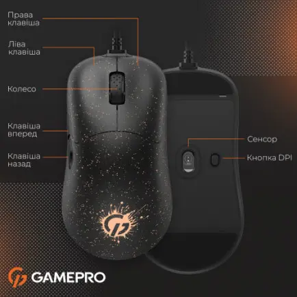Мышь GamePro GM690D Black/Orange