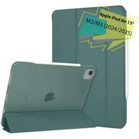 Чeхол-книжка BeCover Tri Fold Hard для Apple iPad Air 13" M2 2024 Dark Green (711723)