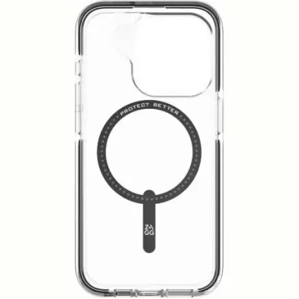 Чeхол-накладка Zagg Gear4 Piccadilly Snap with Magsafe для Apple iPhone 15 Pro Black (702312338)