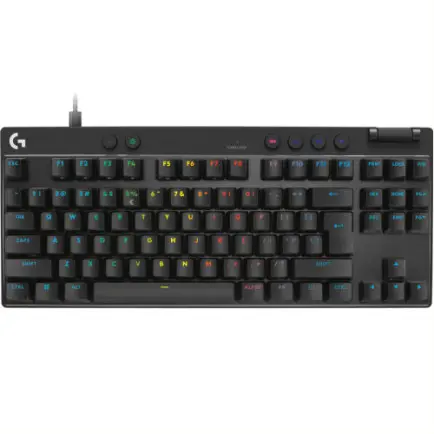 Клавiатура Logitech G PRO X TKL Rapid Black (920-013233)