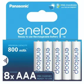 Акумулятори Panasonic Eneloop AAA/HR03 NI-MH 800 mAh BL 8 шт