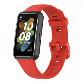 Силиконовый ремешок BeCover для Huawei Band 7/Honor Band 7 Red (709466)