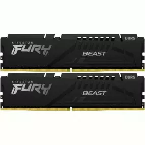 Модуль памяти DDR5 2x16GB/6400 Kingston Fury Beast Black (KF564C32BBK2-32)