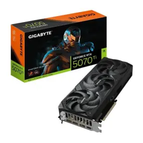 Видеокарта GF RTX 5070 Ti 16GB GDDR7 Windforce OC Gigabyte (GV-N507TWF3OC-16GD)