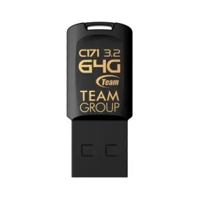 Флеш-накопичувач USB3.2 64GB Team C171 Black (TC171364GB01)