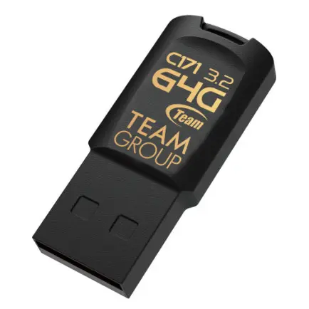 Флеш-накопитель USB3.2 64GB Team C171 Black (TC171364GB01)