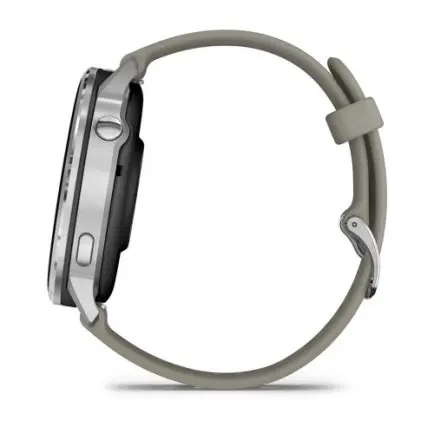 Смарт-часы Garmin Venu 4 45mm Silver Bezel with Silver Gray Silicone Band (010-03014-01)