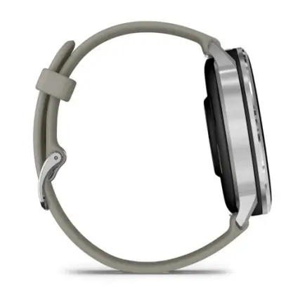 Смарт-часы Garmin Venu 4 45mm Silver Bezel with Silver Gray Silicone Band (010-03014-01)