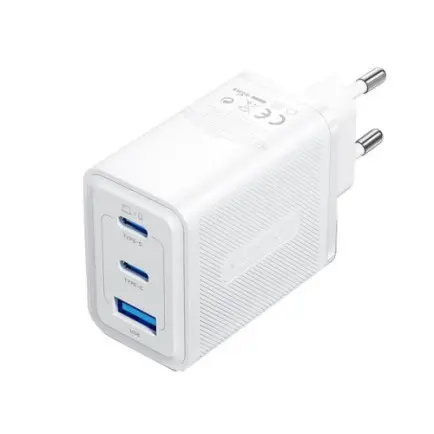 Сетевое зарядное устройство Vention GaN III PD 65W QC3.0 5A White (FERW0-EU)