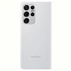 Чехол-книжка Samsung Smart Clear View Cover для Samsung Galaxy S21 Ultra SM-G998 Light Gray (EF-ZG998CJEGRU)