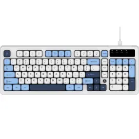 Клавиатура Ajazz AF98 Black USB-C Glacier Blue (AF98-GB)