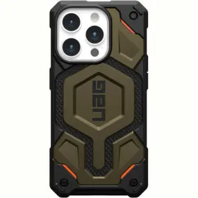 Чeхол-накладка Urban Armor Gear Monarch Pro Magsafe для Apple iPhone 15 Pro Kevlar Elemental Green (11422111397B)