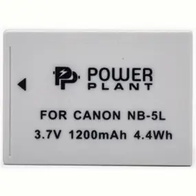 Аккумулятор PowerPlant Canon NB-5L 1200mAh (DV00DV1160)