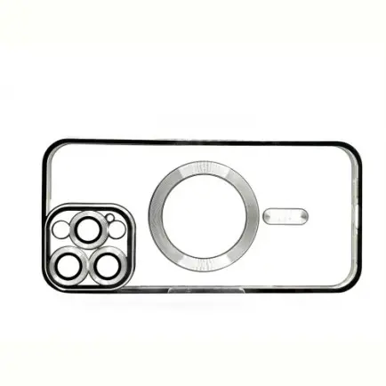 Чeхол-накладка BeCover TPU Chrome Case MagSafe для Apple iPhone 16 Pro Max Silver (712088)