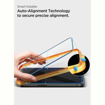 Защитное стекло Spigen Glas.tR AlignMaster FC для Apple iPhone 14 Pro, Black, 2шт (AAGL05216)