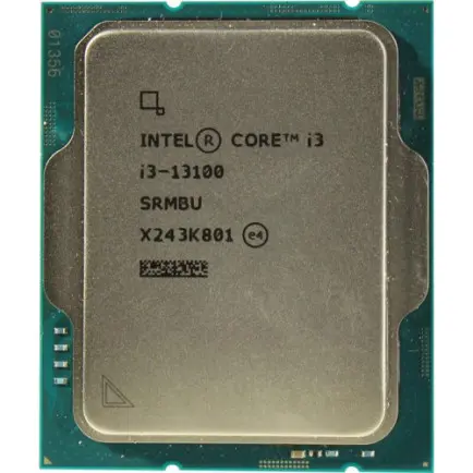 Процессор Intel Core i3 13100 3.4GHz (12MB, Raptor Lake, 60W, S1700)