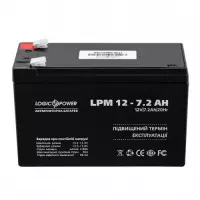 Акумуляторна батарея LogicPower 12V 7.2 AH (LPM 12-7.2 AH)
