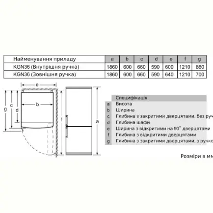 Холодильник Bosch KGN36VL326
