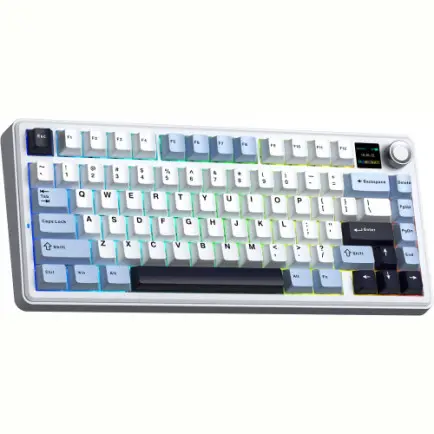 Клавиатура беспроводная Aula F75 Max White (6978080501158)