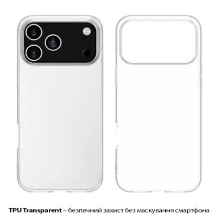Чохол-накладка BeCover для Apple iPhone 17 Pro Transparancy (713761)