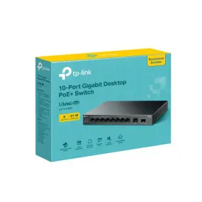Коммутатор TP-Link LS1210GP (9xGE PoE+, 1xSFP, max POE 61W)