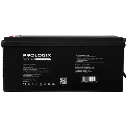 Акумуляторна батарея Prologix 25.6V 200AH 5120Wh (PLFP24-200)