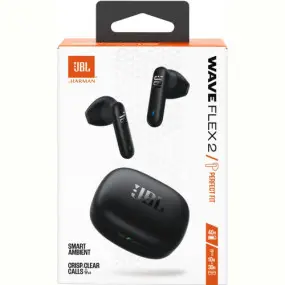 Bluetooth-гарнитура JBL Wave Flex 2 Black (JBLWFLEX2BLK)
