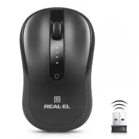 Мышь беспроводная REAL-EL RM-450W Black