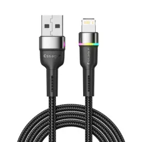 Кабель Essager Colorful LED USB - Lightning (M/M)