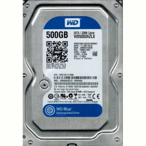 Накопитель HDD SATA 500GB WD Blue 7200rpm 32MB (WD5000AZLX)