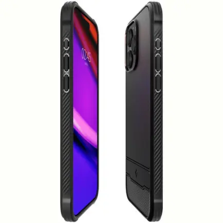 Чeхол-накладка Spigen Rugged Armor MagFit для Apple iPhone 15 Pro Matte Black (ACS06703)