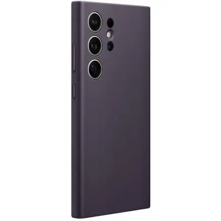 Чехол-накладка Samsung Vegan Leather Case для Samsung Galaxy S24 Ultra SM-S928 Dark Violet (GP-FPS928HCAVW)