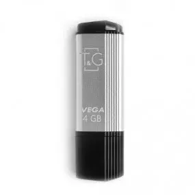 Флеш-накопичувач USB 4GB T&G 121 Vega Series Silver (TG121-4GBSL)