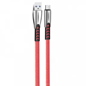 Кабель ColorWay USB-microUSB, 2.4А, 1м, Red (CW-CBUM011-RD)