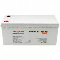 Акумуляторна батарея LogicPower 12V 200AH (LPM-GL 12 - 200 AH)