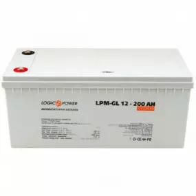 Аккумуляторная батарея LogicPower 12V 200AH (LPM-GL 12 - 200 AH)