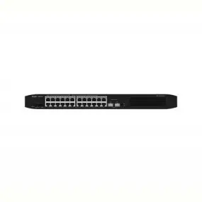 Коммутатор Ruijie Reyee RG-ES226GC-P (24xGE PoE+, 2xSFP, max PoE 370W, 19-inch Rack-mountable Steel Case, Ruijie Cloud, Web Smart)