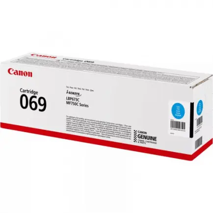 Картридж Canon 069 MF752Cdw/MF754Cdw/LBP673Cdw Cyan (5093C002)