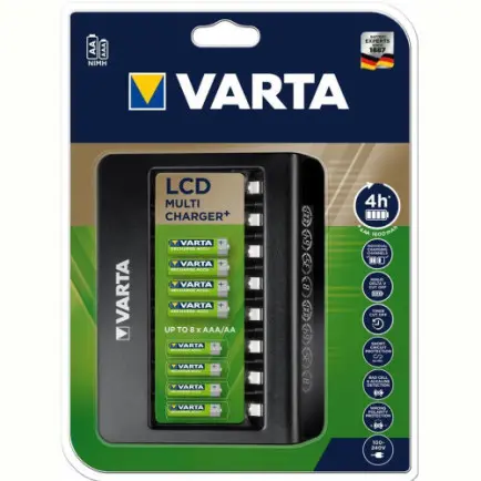 Сетевое зарядное устройство Varta LCD Multi Charger Plus AA/AAA Ni-Mh/Ni-Cd
