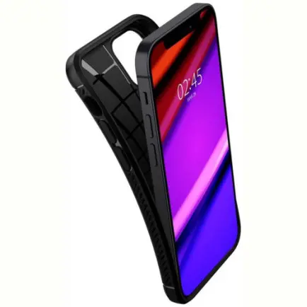 Чехол-накладка Spigen Rugged Armor для Apple iPhone 12 Mini Matte Black (ACS01743)