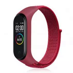 Ремешок BeCover Nylon Style для Xiaomi Mi Smart Band 5/Mi Smart Band 6 Red (705431)