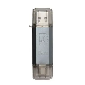 Флеш-накопичувач USB 32GB Type-C T&G 009 Star Series Silver (TG009TC-32GSL)