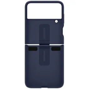 Чeхол-накладка Samsung Silicone Cover with Ring для Samsung Galaxy Flip 4 SM-F721 Navy Blue (EF-PF721TNEGUA)