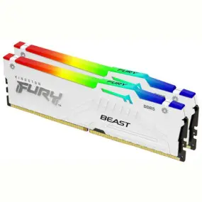 Модуль пам`ятi DDR5 2х16GB/6000 Kingston Fury Beast RGB White (KF560C36BWE2AK2-32)