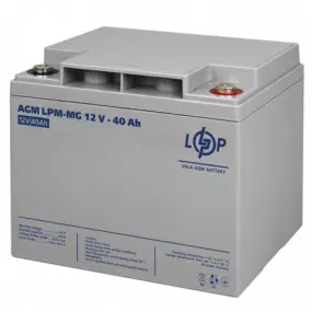 Акумуляторна батарея LogicPower 12V 40AH (LPM-MG 12 - 40 AH)