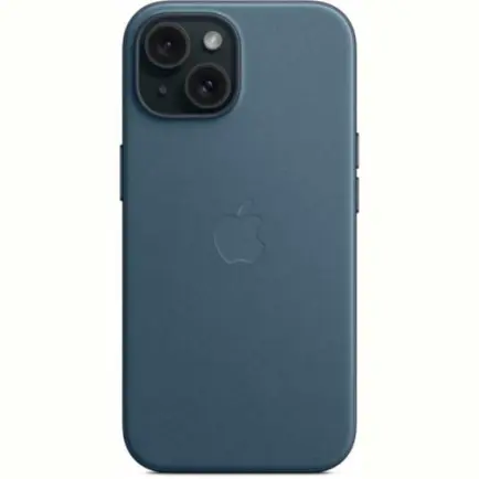 Чехол-накладка Apple FineWoven Case with MagSafe для Apple iPhone 15 Pacific Blue (MT3G3)