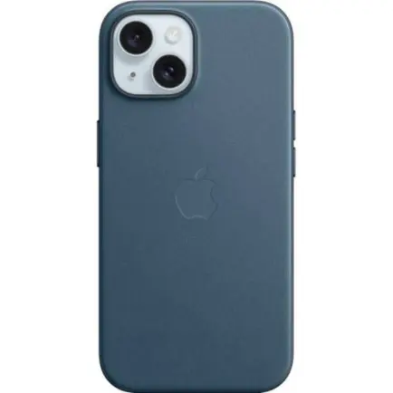Чехол-накладка Apple FineWoven Case with MagSafe для Apple iPhone 15 Pacific Blue (MT3G3)
