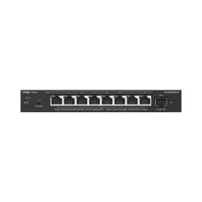 Коммутатор Ruijie Reyee RG-ES209MG-P (8x2,5GE PoE+, 1xSFP+ Uplink, CCTV, Cloud Managed, L2, max PoE 130W, настольный, бесшумный, металл)